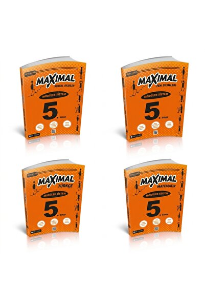 Artı Zeka Yayınları 5. Sınıf Maximal Modüler Set 4 Kitap Türkçe Matematik Fen...