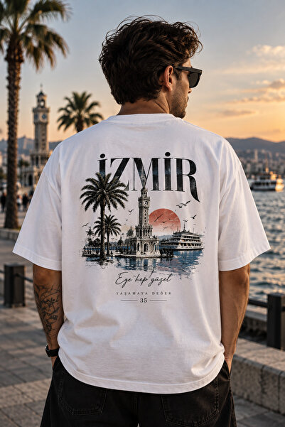 Premium Kalite Oversize İzmir Tişört