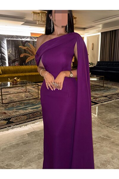 SKY dresses فستان ناعم موف