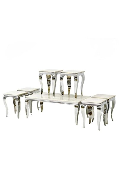Generic Brand Seven-Piece Dining Table Set