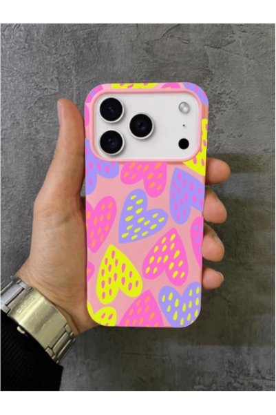 ALYACEPSTORE CASE iPhone 17 Pro Max - 18 Pro Max Compatible Pink Case with Co...