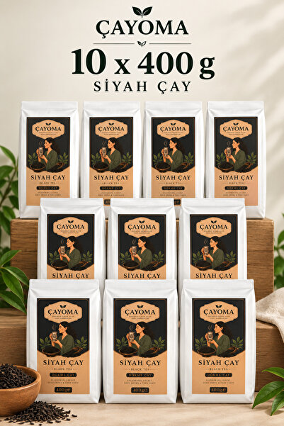 Siyah Çay 400 g x 10 Paket – 4 kg Ekonomik Paket – Dökme Siyah Çay
