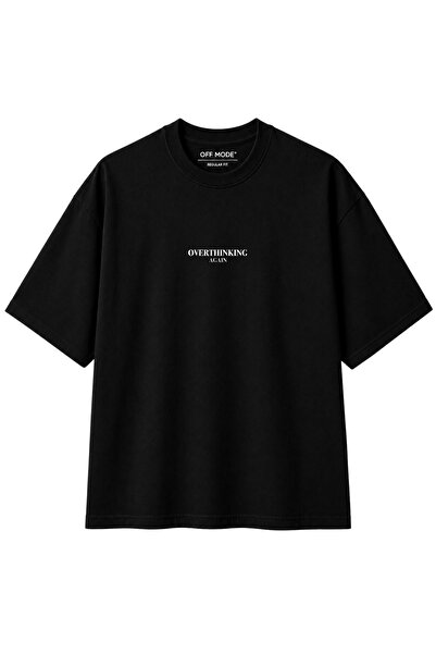 Overthinking Again Baskılı Unisex Regular Fit T-Shirt