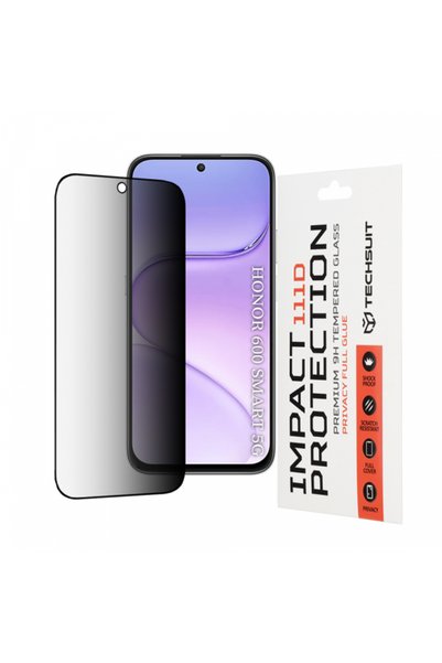 Techsuit Προστατευτικό Οθόνης Ιδιωτικότητας για Honor 600 Smart, Σκληρυμένο Γ...