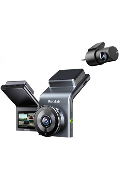 Botslab Cameră auto față-spate G300H Plus, 4K, Wi-Fi, GPS, Ecran de 2.4 inch
