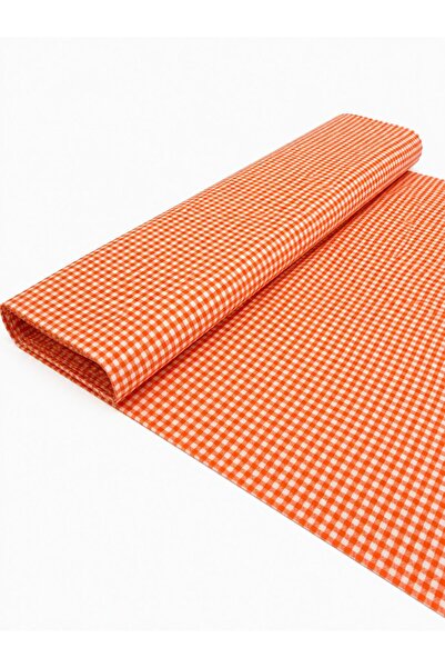 Zümra Baby %100 Pamuk Desenli Poplin Kumaş - Kareli - (100×170cm)