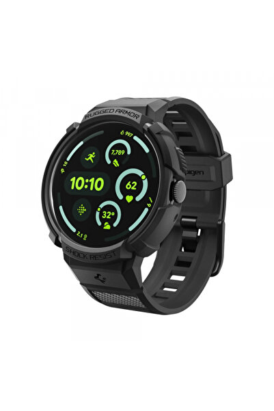 Spigen Husa Rugged Armor Pro pentru Google Pixel Watch 41mm Series, Neagra AC...