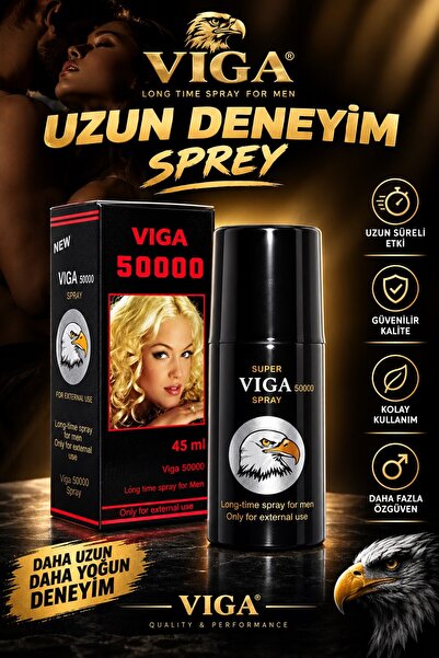 Chase 50000 Erkeklere Özel Uzun Deneyim Sprey 45ML