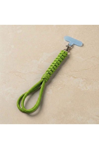 PARACORD ALPİN Bahar Yeşili Telefon Charmı – Dekoratif ve Şık Telefon Askısı