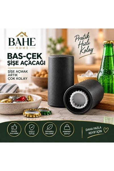 bahe home Push-Pull Bottle Opener Practical Strong Gripper Cap Opener Ergonomic Bottle Opener