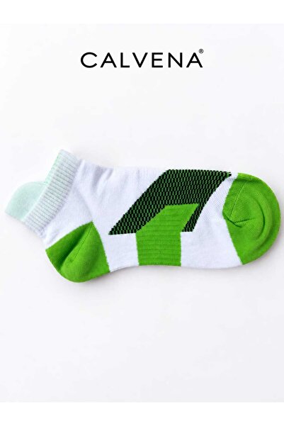 Calvena Women's 6 Pairs Cotton Premium - Sports, Patterned Seamless Sports Ru...