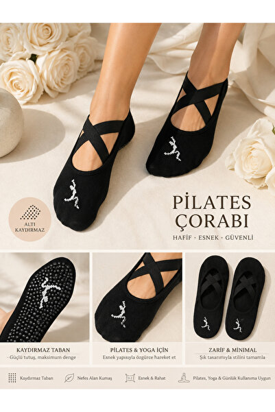 Genel Markalar Balarette Kaydırmaz Pilates Yoga Çorabı
