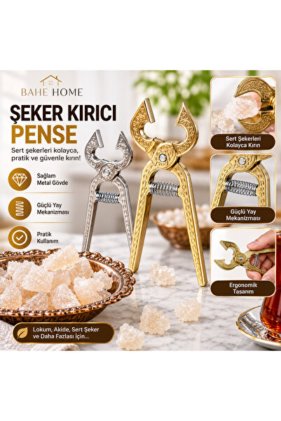bahe home Candy Crusher Pliers Hard Candy Crushing Tool Metal