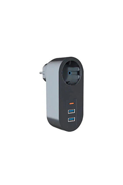 Livenda 2 Pcs USB 1 Pcs Type-C Input Plug Socket 3400 with Single Current Pro...