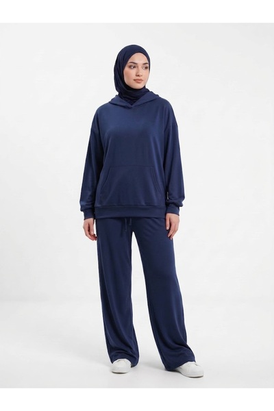 BİGMOST Women's Oysho Fabric (Modal) Oversize Hooded Comfortable Fit Top and ...