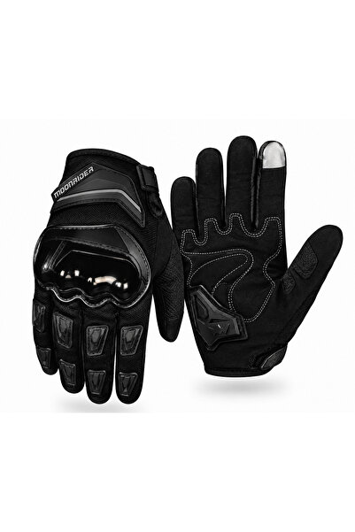 Moonrider Motosiklet Eldiveni Tam Korumalı Dokunmatik 4 Mevsim Unisex En-1359...