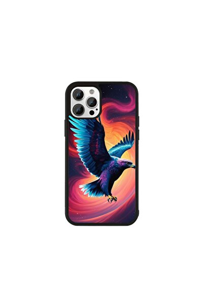 Generic Brand Husa Premium Galaxy A15 Vulturi și Păsări - Model Neon Raven Fl...