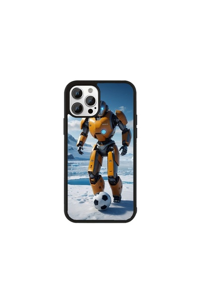 Generic Brand Husa Premium iPhone 13 Roboți de Fotbal - Model Robot de Fotbal...