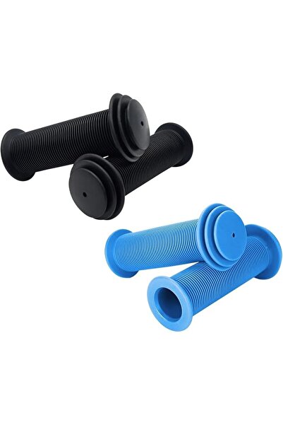 Yelajoy 4pcs Bike Handlebar Grips, Non-Slip Soft Rubber Cycling Grips for Uni...