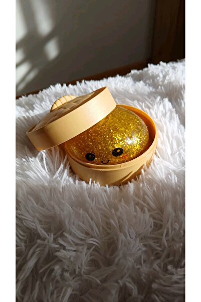 Essentra Home Simli Çin Mantısı Squishy Glitter Dumpling Squishy Sürpriz Renk...