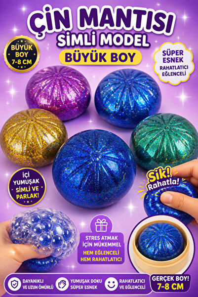 Essentra Home SİMLİ ÇİN MANTISI SQUİSHY DUMPLİNG Nadir bulunan renk Gold ve ş...