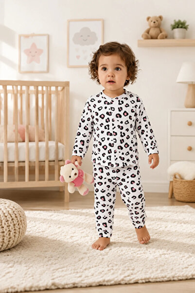 candar 6-24 Ay Bebek Pijaması – Penye Kumaş, Boydan Çıtçıtlı