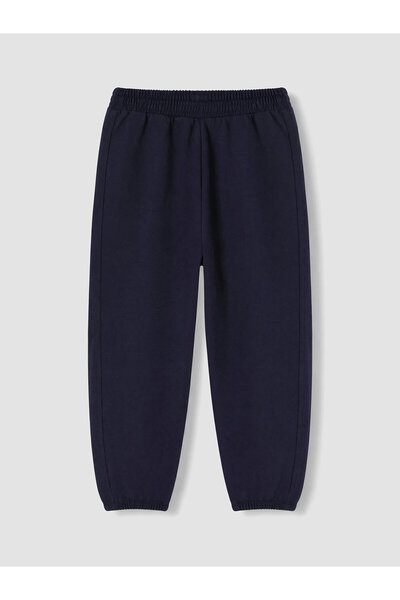 LC Waikiki Lcw Navy Blue Elastic Waist Baby Boy Jogger Sweatpants
