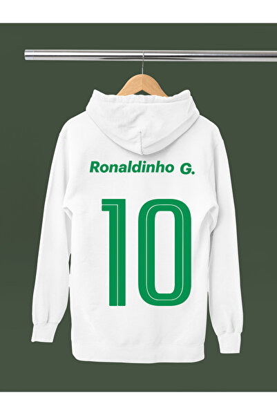 MAGORS Ronaldinho Gaucho Printed Cotton Long Sleeved 3-Yarn Hooded Sweatshirt