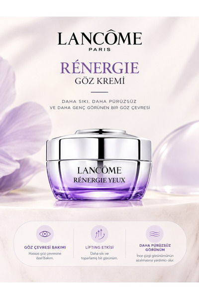 Lancome Rénergie Yeux 15 ml – Göz Altı, Göz Kapakları ve Göz Çevresi Konturun...