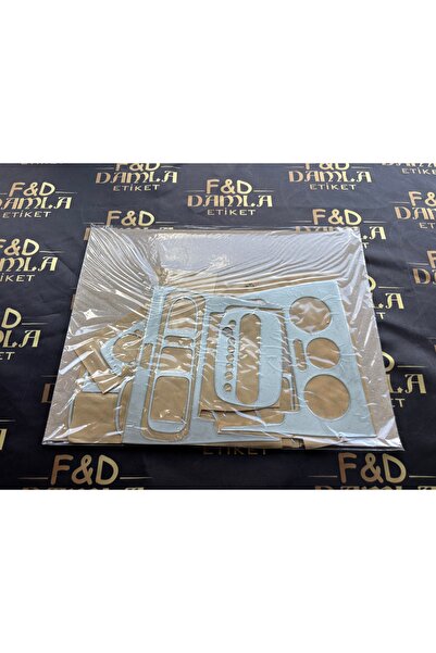 FD Damla Etiket Seat Toledo 1999 - 2002 Front Chest Mahogany Veneer Silver Co...