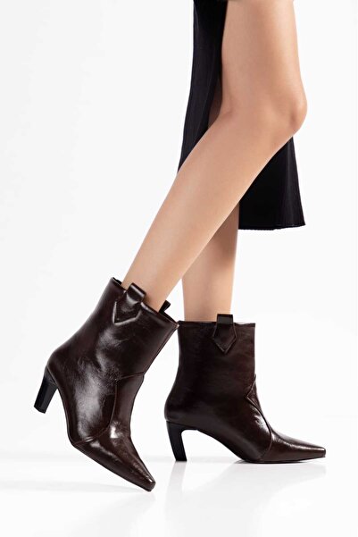 SEDRİK Cizme și botine - Maro - Elegant / Noapte