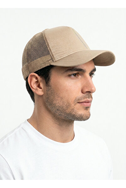 STELLA VESTİNO Unisex Mesh Trucker Hat - Plain Canvas Sports Baseball Cap
