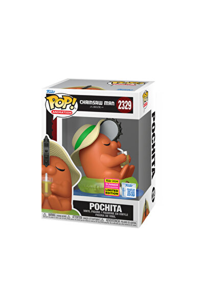 Funko Chainsaw Man Pop! Animation Pochita Summer Convention Limited Edition #...