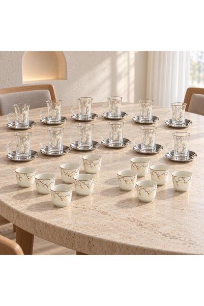 laverahome 36Pcs Luxury Gift Set of Goblets and Tumblers