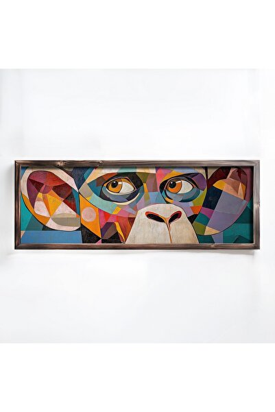 OEM Decorative painting Re-Bloom, monkey model, MDF/solid wood, multicolor, 4...