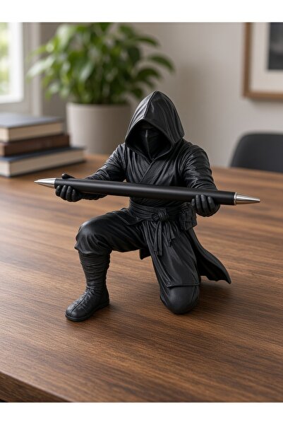 Modern Dekoratif Ninja Kalem tutucu Figürü Ev Ofis Süsü