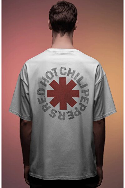 SEVBANO Μπλουζάκι Red Hot Chili Peppers με στάμπα ροκ μέταλ μουσικού συγκροτή...