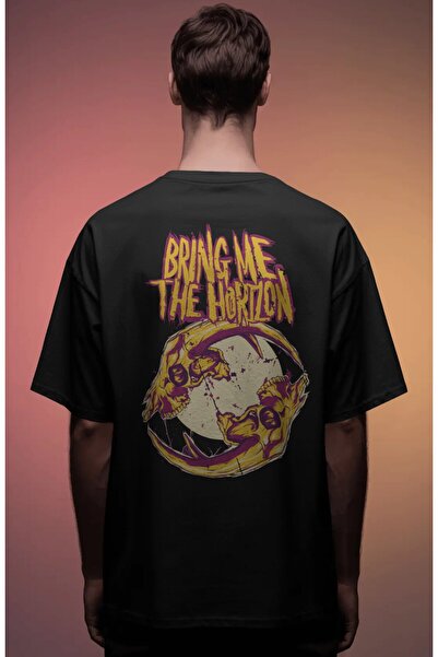 SEVBANO Μπλουζάκι Bring Me The Horizon με στάμπα ροκ μέταλ μουσικού συγκροτήμ...