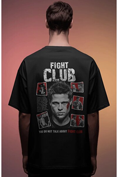 SEVBANO Fight Club Tyler Durden Film Printed Unisex Oversize Premium T-Shirt