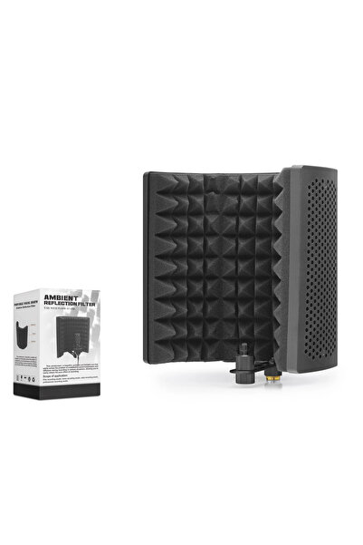 Livenda Microphone Isolation Panel Anti-Reflection for Vocals and Podcasts - ...