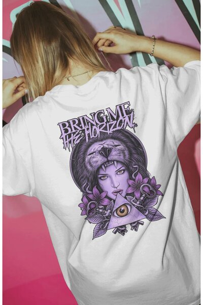 SEVBANO Μπλουζάκι Bring Me The Horizon με στάμπα ροκ μέταλ μουσικού συγκροτήμ...