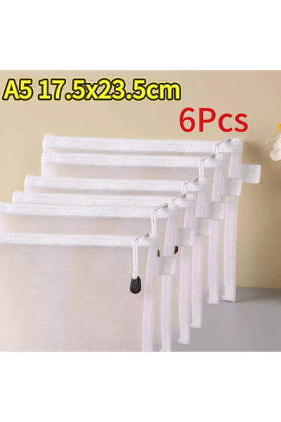 Choice white 6pcs M New Puzzle Storage Bag Children's Building Blocks Small T...