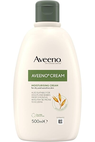AVEENO Moisturizing Cream Colloidal Oatmeal Dry Sensitive Skin 500ml Nourishi...