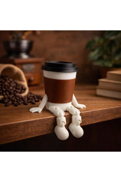 Choice To-go Coffee Cup Articulated Coffee Figures, Cute Coffee Cup & Coffee ...