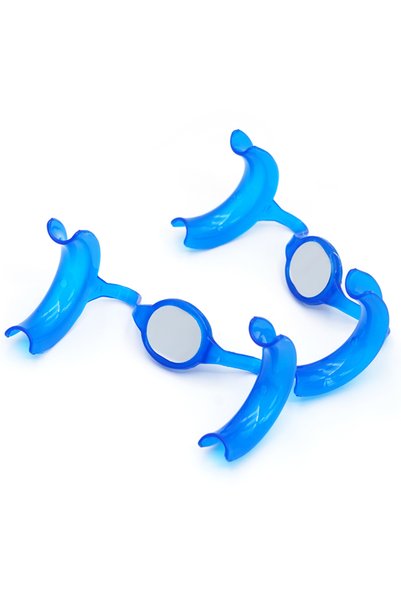 Choice Blue 2pcs 1/2Pcs M Type Mouth Opener With Mirror Cheek Lip Retractor E...