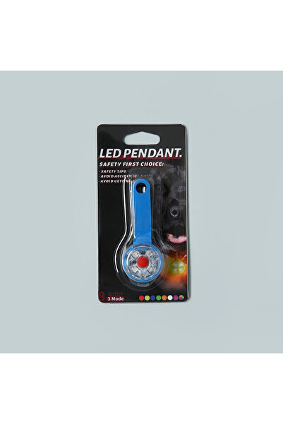 Choice Blue LED Pet Tracking Luminous Pendant Bright Ligh Dogs Collars Dog We...