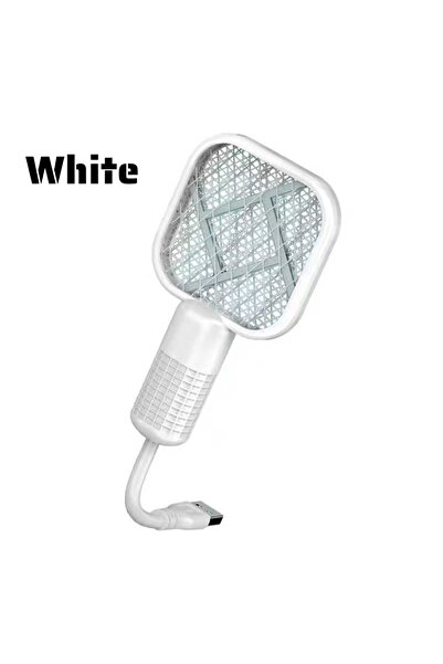 Choice EU Plug 3PCS White Rechargeable Mosquito Swatter UV Light Bug Zapper E...