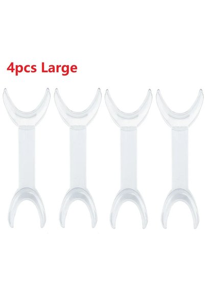 Choice 4pcs large white Double head T-Shape Cheek Mouth Lip Retractor Dental ...