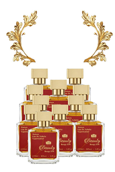 trı 11 قطعة من عطر بيوتي روج 550 سعة 100 مل