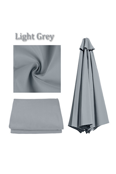 Choice 3M for 6 ribs Light Grey 2/2.5/2.7/3M Waterproof Replacement Parasol C...